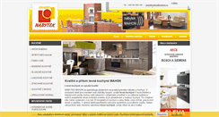 Desktop Screenshot of kuchyne-mahon.cz